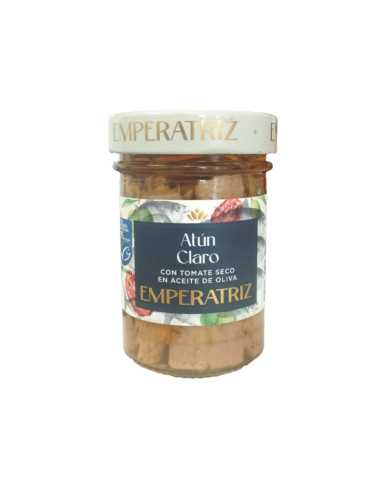 Atun claro MSC con tomate seco en aceite oliva 212ml Emperatriz